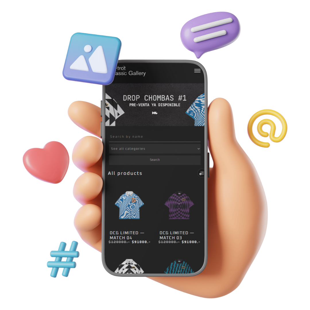 Mockup ecommerce